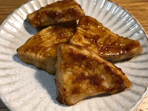 びんちょうまぐろの生姜焼き♫